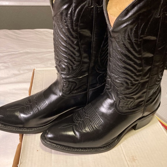 Rawhide Other - WESTERN BOOTS.BLACK 10.5 D MENS.   Worn 1 x